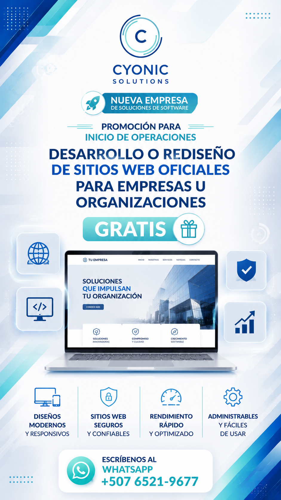 Creación de Sitio Oficial GRATIS