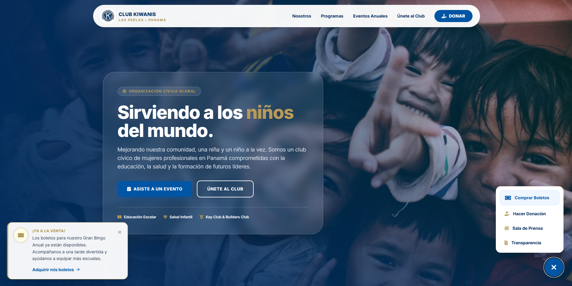 Propuesta para Club Kiwanis Las Perlas