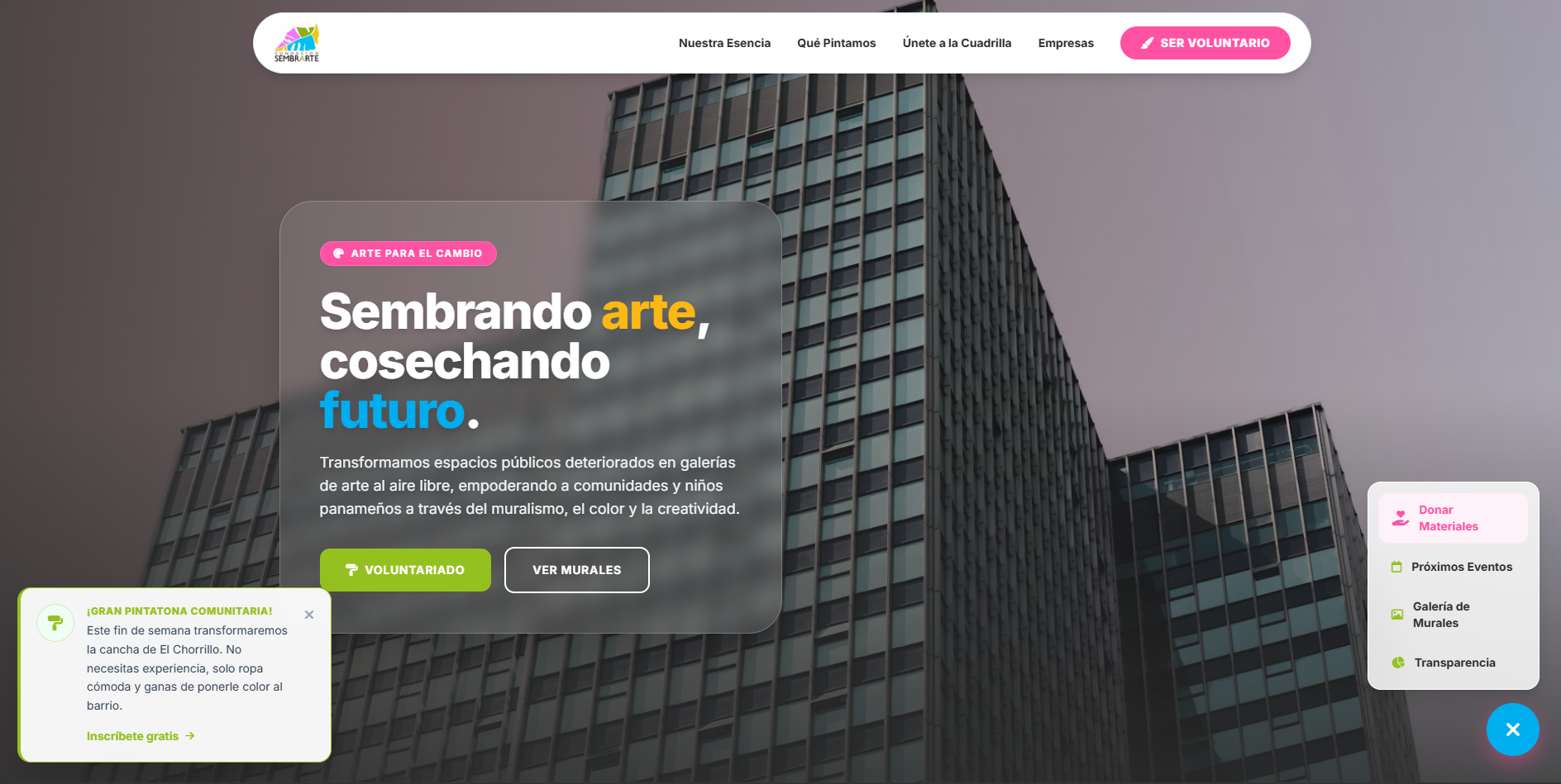 Propuesta para Fundación SembrArte