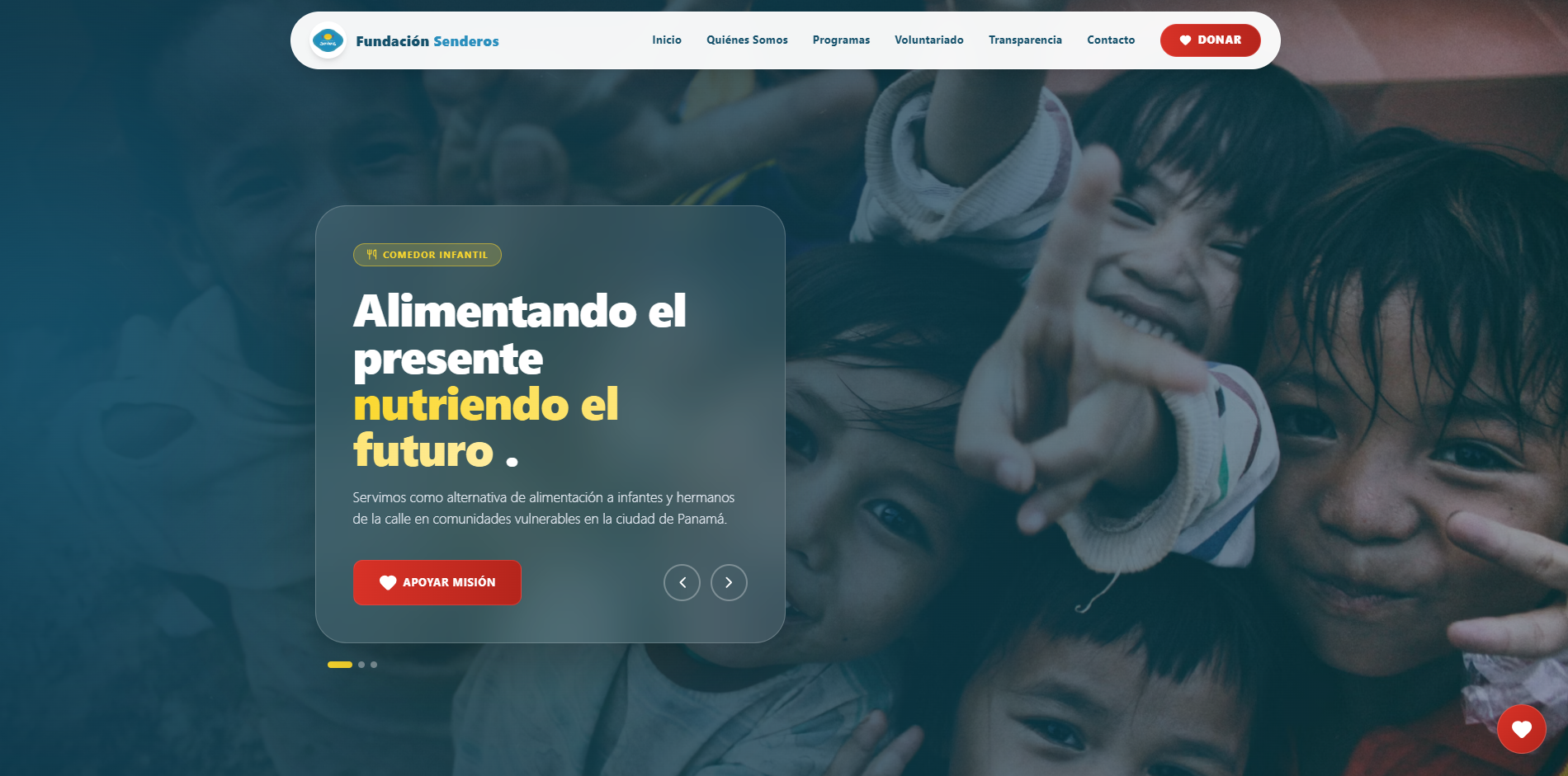 Propuesta para Fundación Senderos