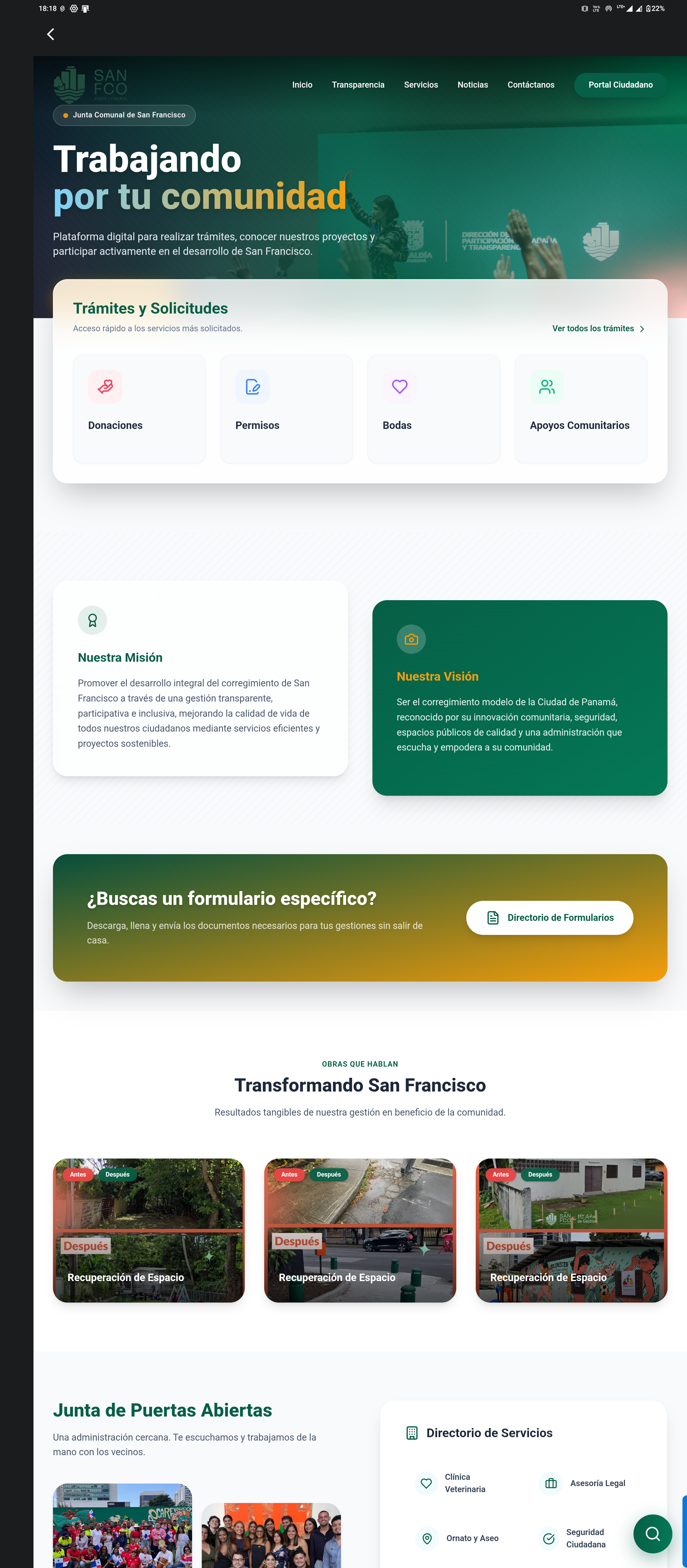 Propuesta para Junta Comunal de San Francisco